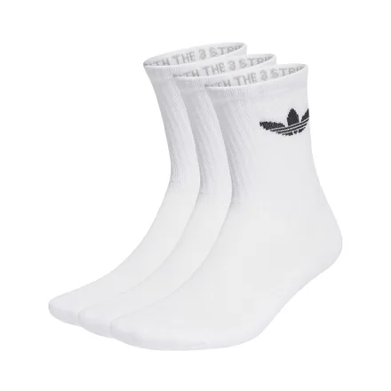 Medias Adidas Trefoil Cushion Crew Unisex 3 Pares