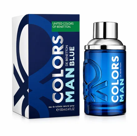 Benetton Perfume Colors Man Blue Eau Toilette 100ml