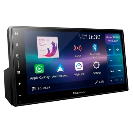Radio Automotriz Pioneer DMH-A5650BT 6.8" Carplay/Wi-fi/Android/Touch - Negro