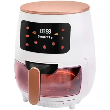 Freidora Eléctrica Smartfy Air Fryer AF01W 3.6L 900W 110V – Blanco