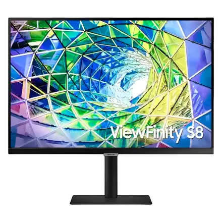 Monitor Samsung ViewFinity S80UA LS27A804UJN Ultra HD 60Hz HDMI USB - Preto