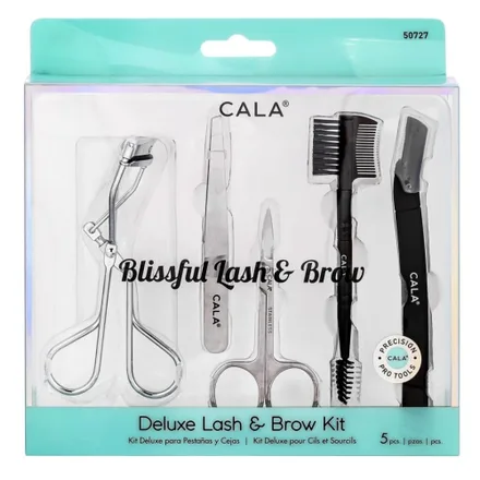 Set Pestanas Cejas Cala Deluxe 5 Piezas