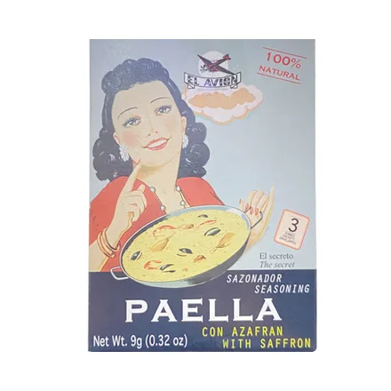 Condimento El Avion Sazonador Paella 9 G