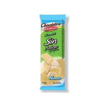 Chocolate Georgalos Sin Azucar 70g
