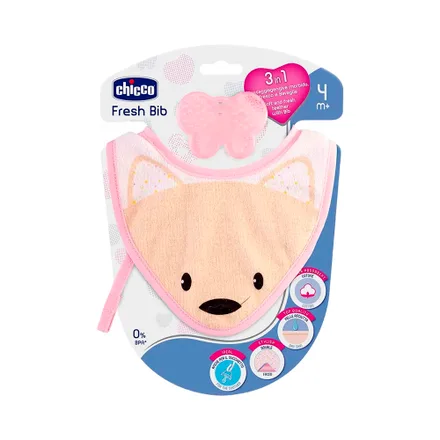 Babero Con Mordedor Fresh Bib Chicco 2582100