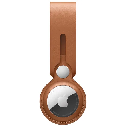 APPLE LLAVERO PARA AIRTAG LEATHER LOOP MX4A2ZM/A SADDLE BROWN