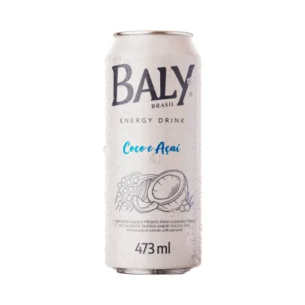 Energizante Baly Sabor Coco Acai 473ml