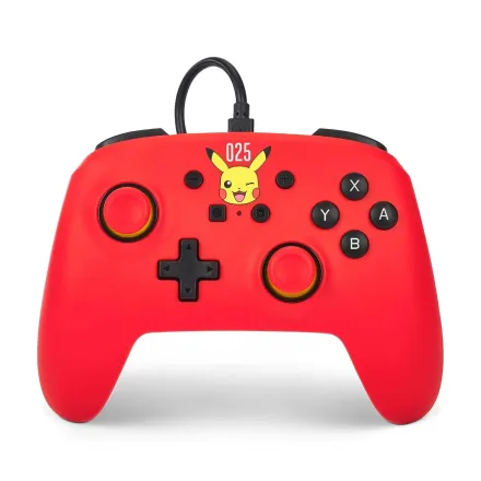Controle PowerA Enhanced Wired Laughing Pikachu para Nintendo Switch - PWA-A-06201
