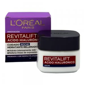 Creme Facial Anti Rrugas Loreal Revitalift Acido Hialuronico Noite 50ml
