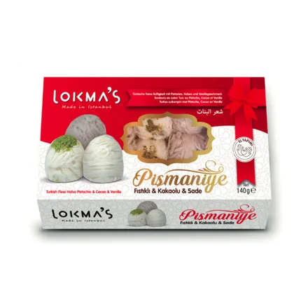 DULCE LOKMA’S PISMANIYE TURKISH FLOSS HALVA MIXED 140GR