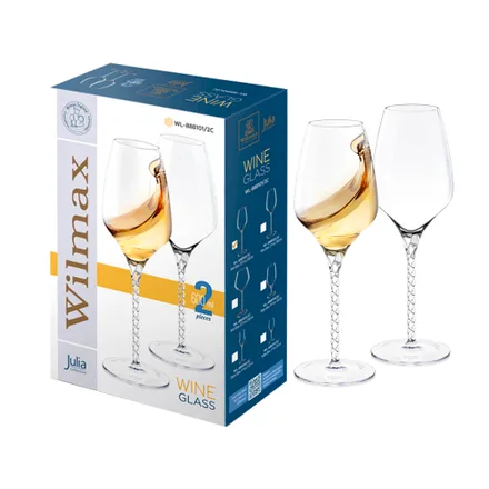 Set Copas Vino Wilmax Julia Vysotskaya 2 Unid Wl 600ml