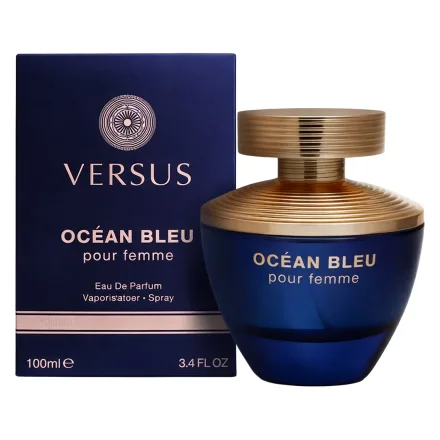 Perfume Fragrance World Versus Ocean Bleu Eau Parfum Feminino 100ml
