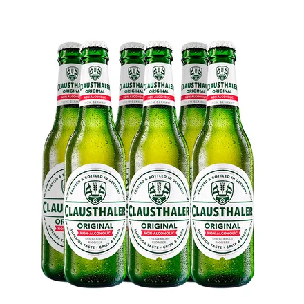 Cerveza Clausthaler Sin Alcohol 8 Botellas Bolsa Termica