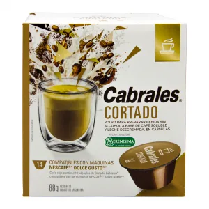 Capsulas Cafe Cabrales Cortado Maquinas Dolce Gusto 14