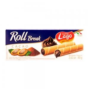 Canudinho Wafer Crocante Gastone Lago Chocolate 80g