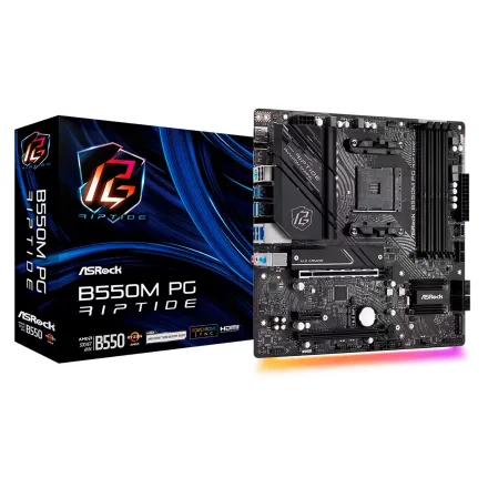 Placa Mae Asrock Pg Riptide Socket AM4 Chipset B550 Atx