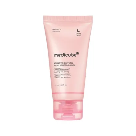 Mascarilla Medicube Pdrn Pink Caffeine Night Wrapping Mask Agatres 75ml