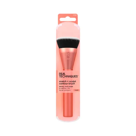 Brocha Real Techniques Snatch + Sculpt Contour Rose Gold