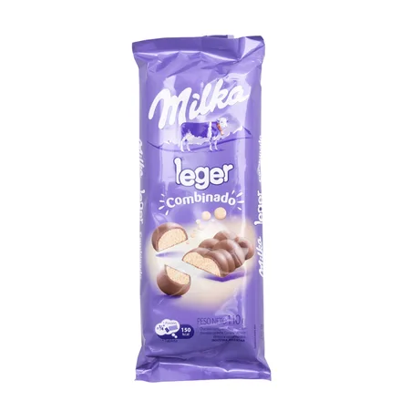MILKA CHOCOLATE LEGER COMBINADO 110GR