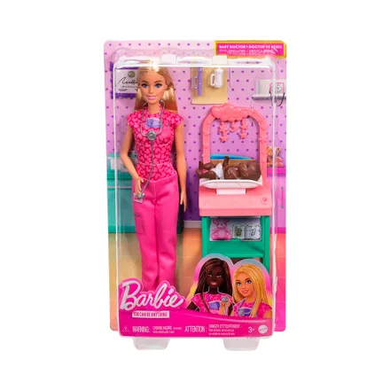 Muneca Mattel Barbie Baby Doctor Jcr 71