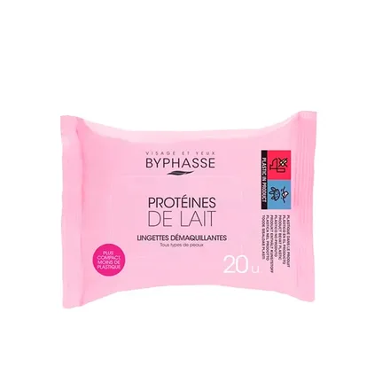 Byphasse Toallita Desmaquillante Milk Protein 20