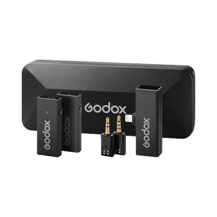 Kit De Micrófono Inalámbrico Godox Movelink Mini Lt Lightning Negro