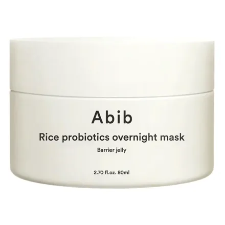 Mascara Facial Abib Rice Probiotics Overnight Mask Barrier Jelly 80ml