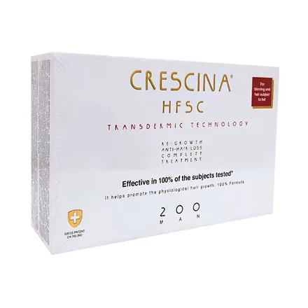 Crescina Anticaida Del Cabello 200 Man Con 20 Ampollas