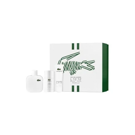 Eau Lacoste Blanc Masculino Toilette Plus Deo Shower Gel 100ml