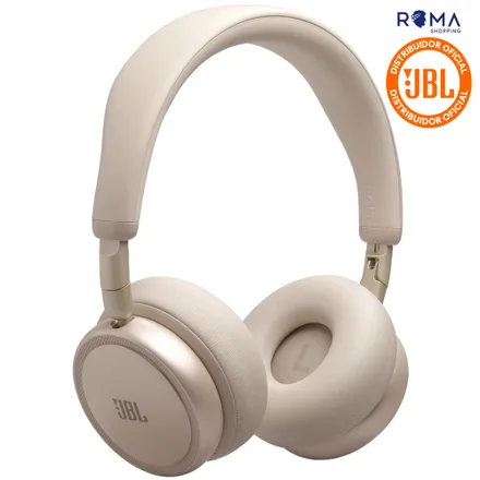 Fone de Ouvido JBL Live 680NC Bluetooth – Champagne