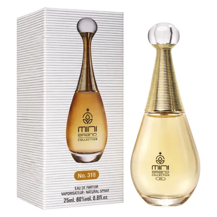 Perfume Mini Brand Collection 318 Eau Parfum Feminino 25ml