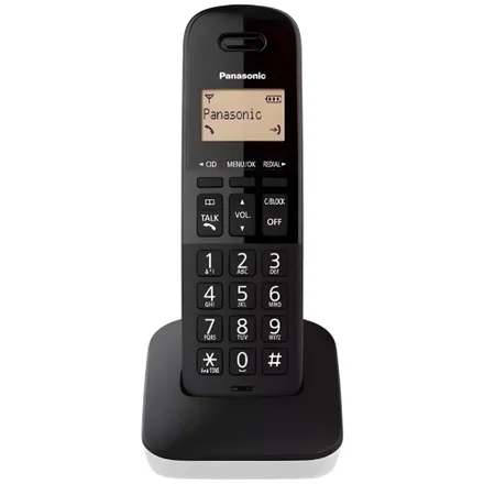 Teléfono Inalámbrico Panasonic KX-TGB310LAW con Identificador de Llamadas - Negro/Blanco