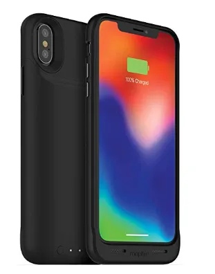Case E Carregador Wireless Mophie Para iPhone X/XS Juice Pack Air Preto 401002004