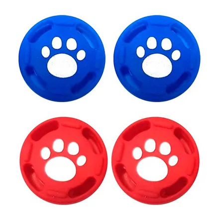 PROTETOR DE SILICONE CAT PAW RED E BLUE PARA JOY-CON NINTENDO SWITCH 