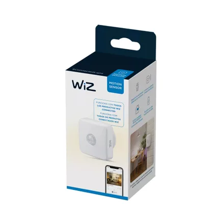 Sensor De Movimiento Wiz White