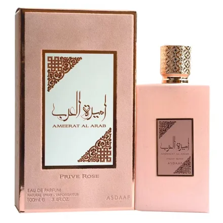 Perfume Lattafa Ameerat Al Arab Prive Rose Eau Parfum Feminino 100ml