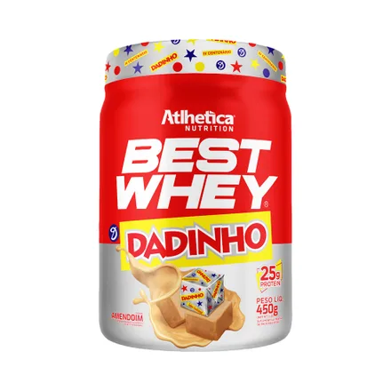 Suplemento Atlhetica Best Wey Dadinho 450 Gr