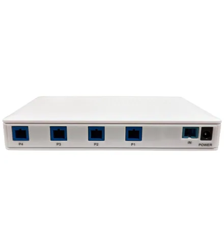 Splitter Fiber Hub 4 Portas Sc Upc