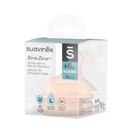 Tetina Zero Soft 2 Piezas 6 Suavinex