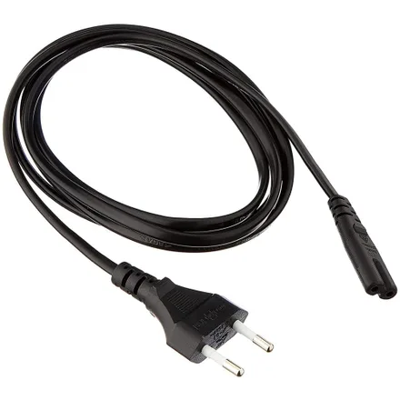 Cable de Energía Bipolar para Impresora - Negro