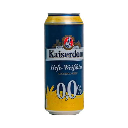 Cerveza Kaiserdom Hefe Weibbier Sin Alcohol Lata 500ml