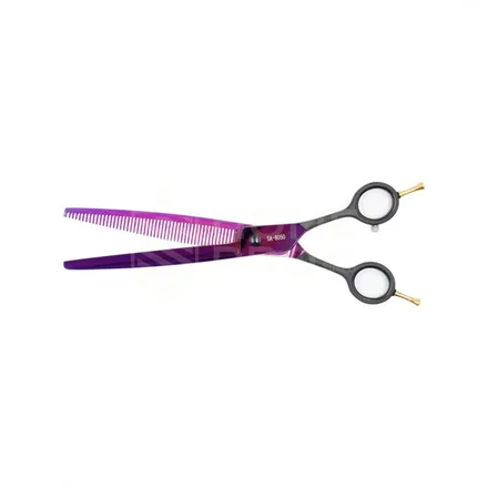 Tesoura Desfideira Dentada Pet Jaguar Sa 8050 Colorida