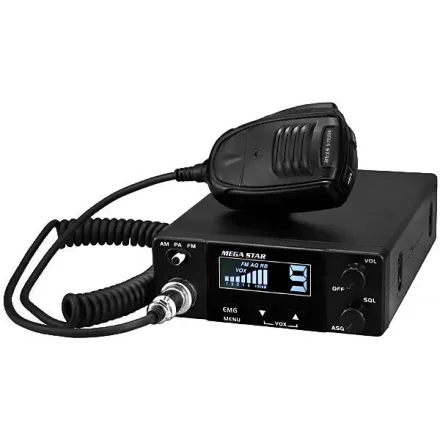 Radio Px Megastar MG57 Ate 40 Canais Am Fm Pa