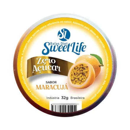 Caramelos Sweet Life Sabor Mburucuya Zero Azucar 32g
