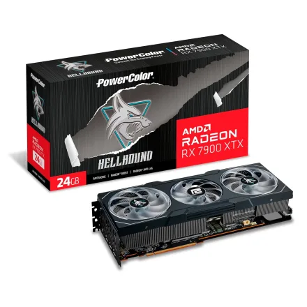 Placa Video Power Color Hellbound Oc Radeon Xtx Gddr 6 24g