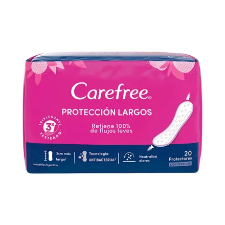 Protector Diario Carefree Proteccion Largos 20