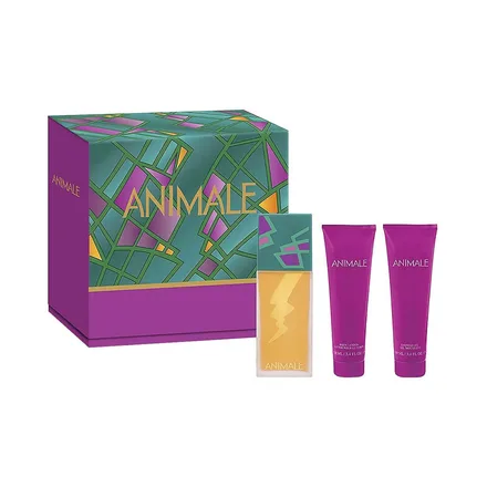 Animale Femenino Eau Parfum Plus Body Lotion Shower Gel 100ml