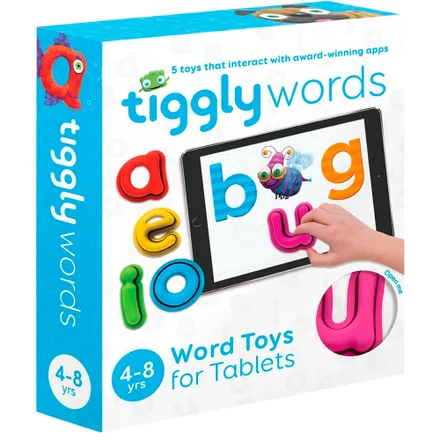 Jogos de Palavras para Aprendizagem Tiggly – Multicores