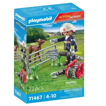 Juguete Playmobil Firefighters Animal Rescue