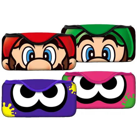Bolsa Quick Pouch Collection Nintendo Switch Mario Splatoon 2